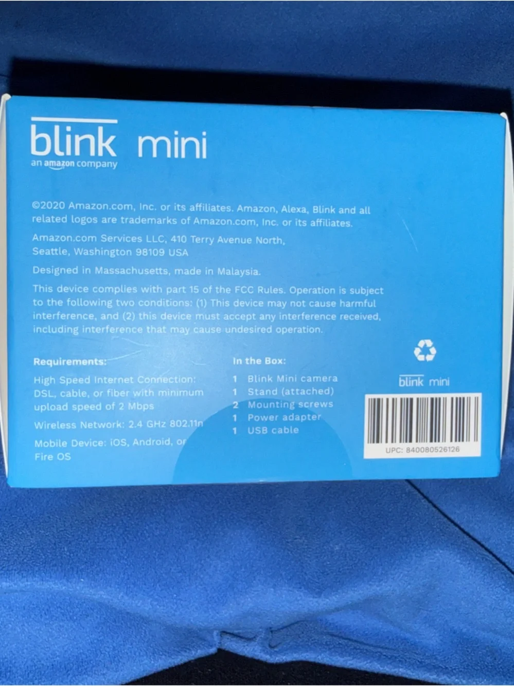 Blink Mini Security Camera